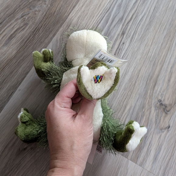 New With Tags Unused Code Shaggy Green Frog Webkinz - Picture 2 of 4